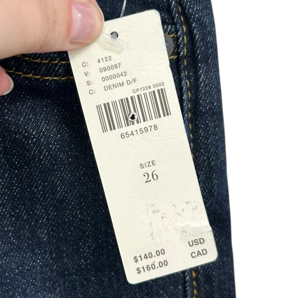 NWT Pilcro Ultra High Rise Five Pocket The Split Straight Denim Jeans Womens 26 - Picture 5 of 12